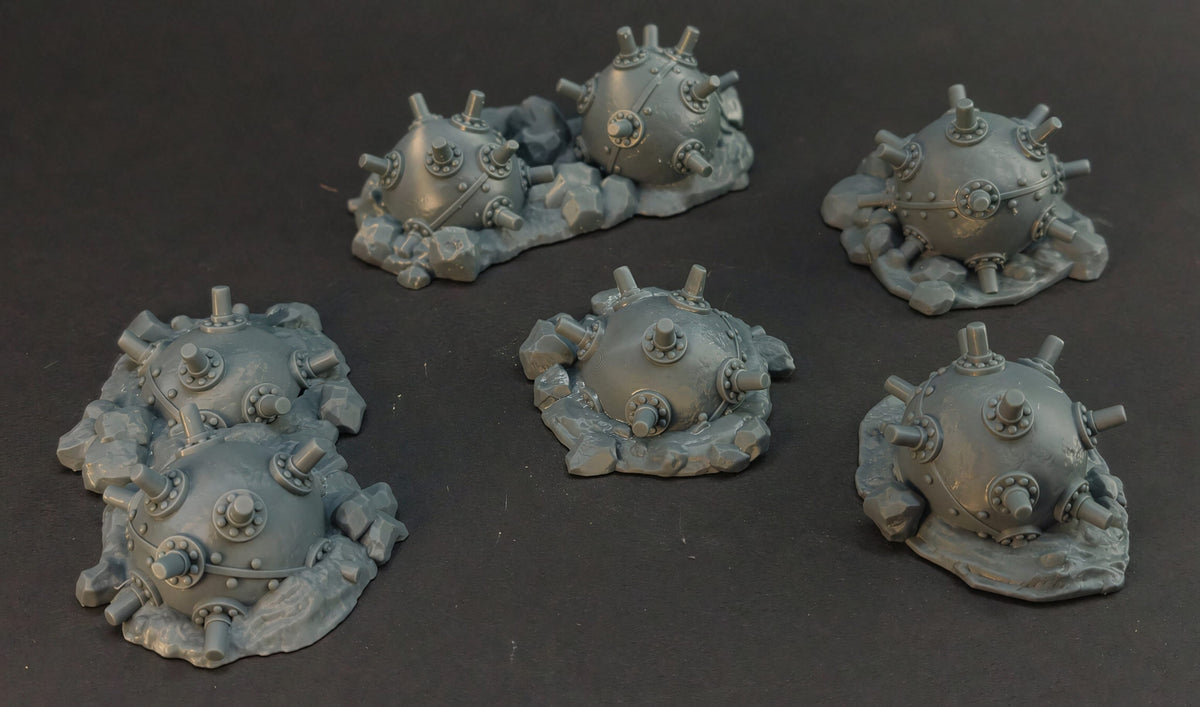 Drowned Front: Sea Mines – 28mm/32mm Wargaming Scenery