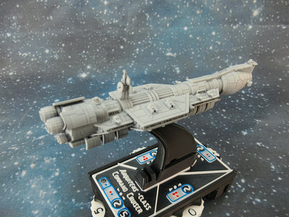 Republic Judical "War" Cruiser – Length:101mm - 3D printed Armada Nexus/Legacy Upgrade