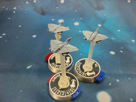 UNSC Longsword C-712 Bomber squadron (3pcs) – Compatible with Halo Armada