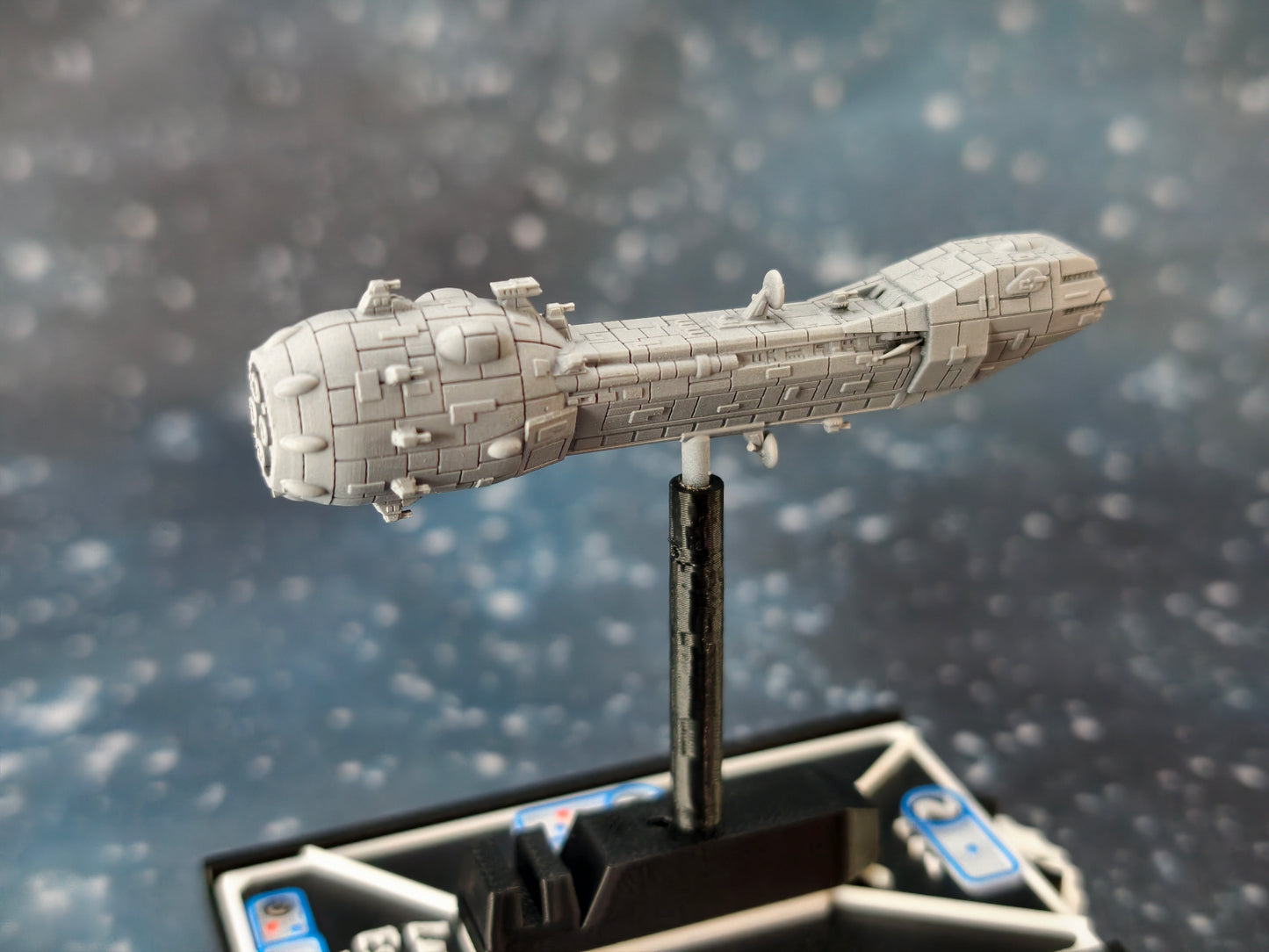 Imperial Lancer Frigate – Length:70mm - 3D printed Armada Nexus/Legacy Upgrade