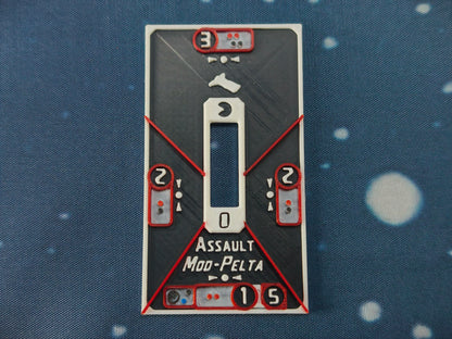 Rebel ship Base tokens – Compatible with Armada Scale games