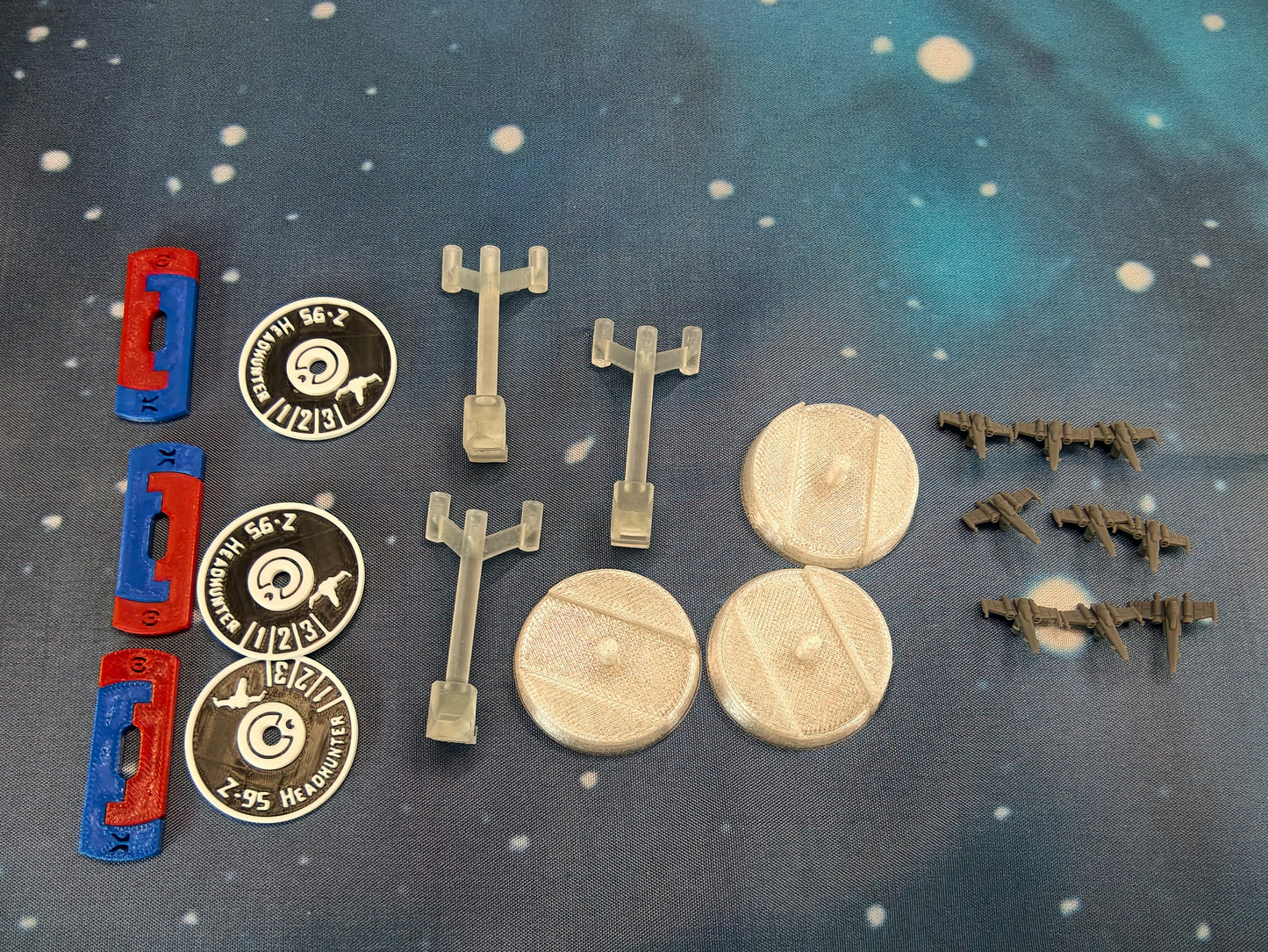 Rebel Z95 Headhunter Starfighter Squadron – 9pcs – 3D printed Armada model