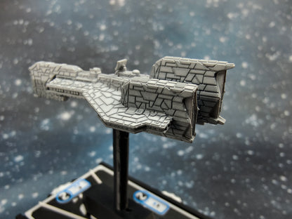 Mandalorian Crusader Corvette – Length:59mm - 3D printed Armada Nexus/Legacy Upgrade