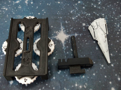 Raider-class Corvette – Length:58mm - 3D printed Starship