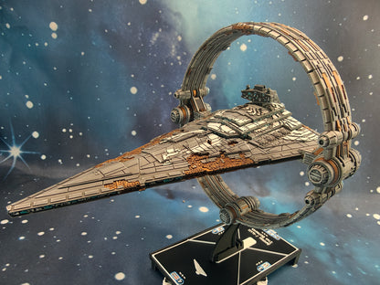 Damaged Chimaera Star Destroyer (204mm)  – Compatible with Star Wars Armada Scale games
