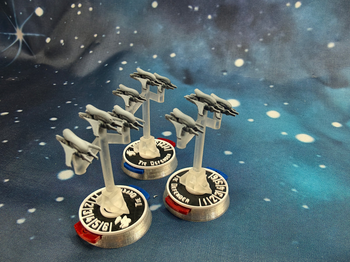 Covenant Banshee-class Fighter squadron (9pcs) – Compatible with Halo Armada