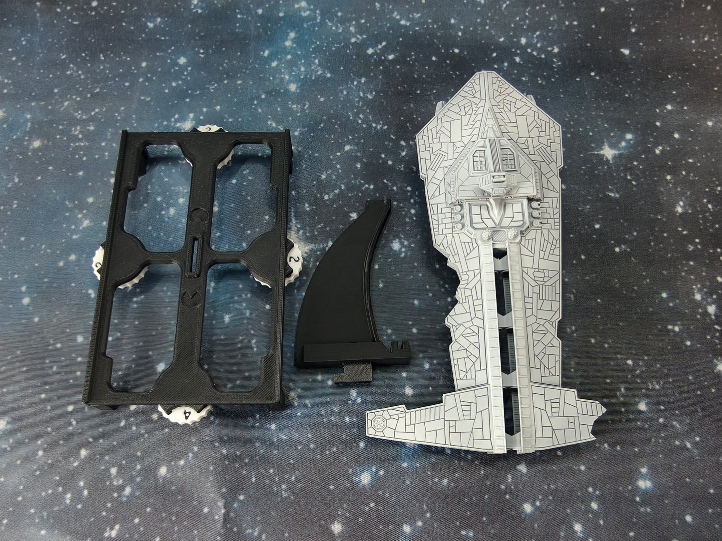Damaged Onager-Class Star Destroyer – Length:171mm - 3D printed Armada Nexus/Legacy Upgrade