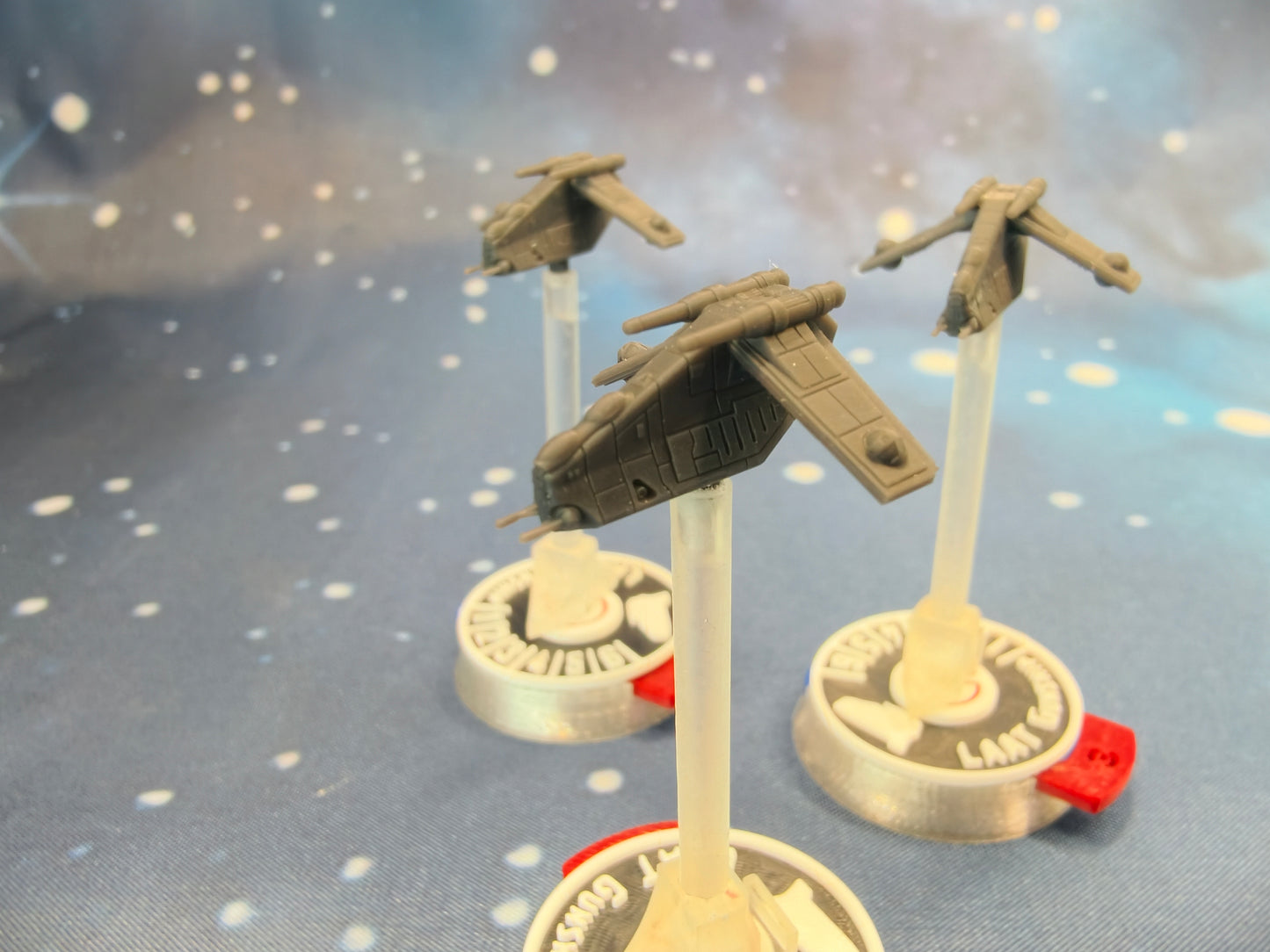 Republic LAAT Starfighter Squadron – 3pcs - 3D printed Armada model