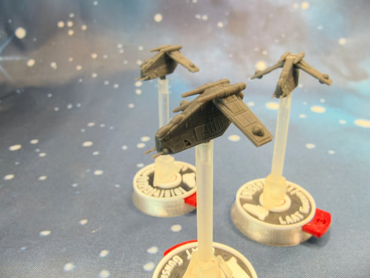 Republic LAAT Starfighter Squadron – 3pcs - Compatible with Armada scale games