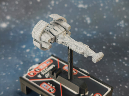 Rebel CR-90 "Sundered Heart" Corvette – Length:58mm - 3D printed Armada Nexus/Legacy Upgrade