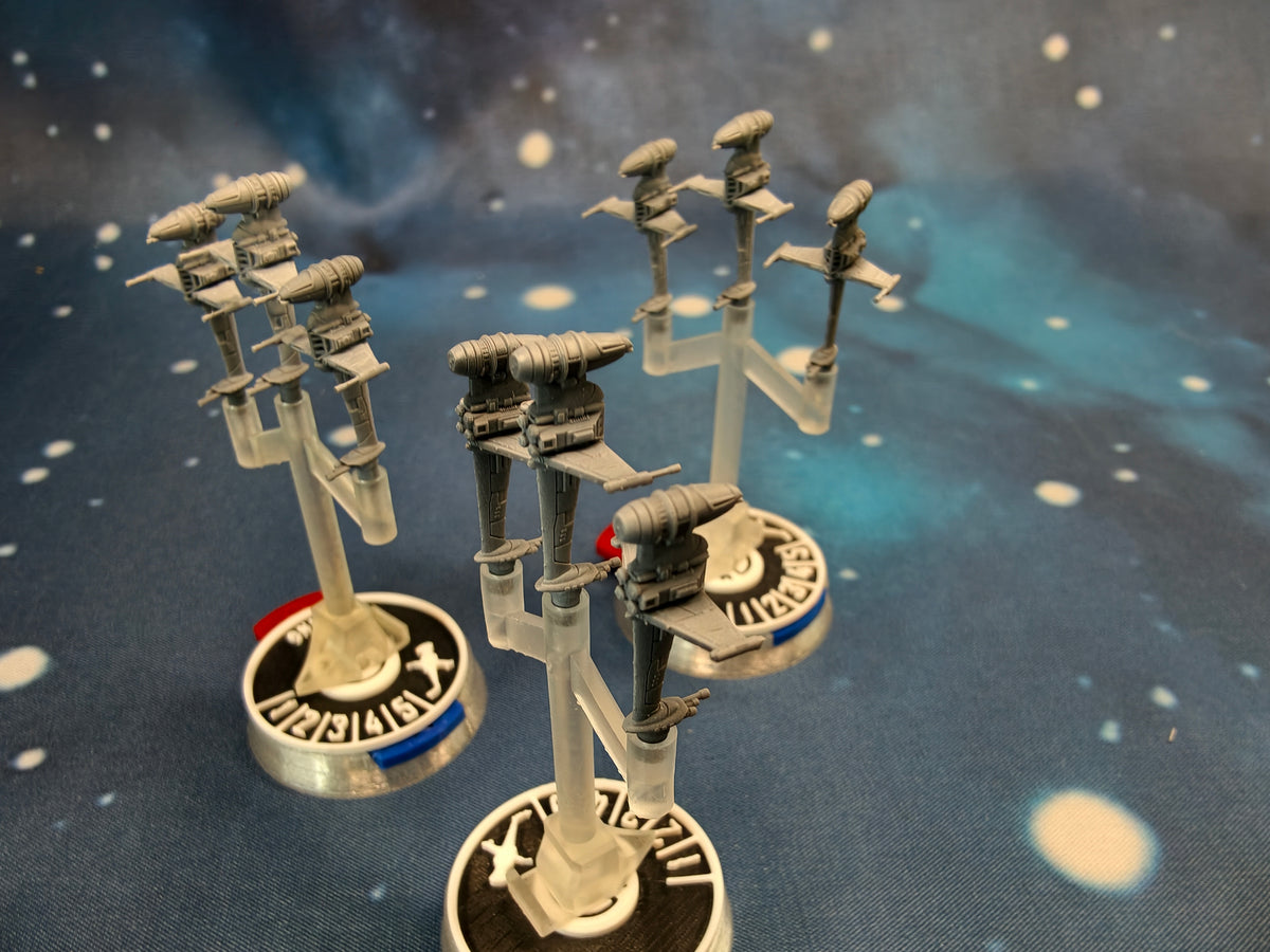 Rebel B-Wing Squadron – 9pcs - Compatible with Armada scale games