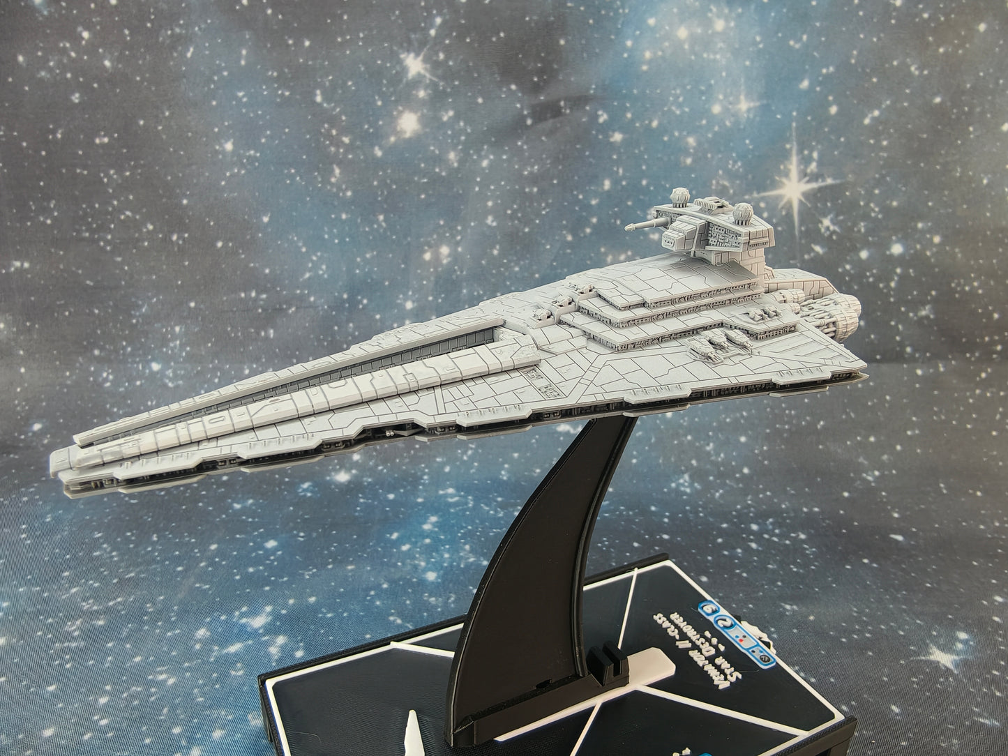 Venator Star Destroyer Imperial 2nd refit – Length:166mm- 3D printed Armada Nexus/Legacy Upgrade