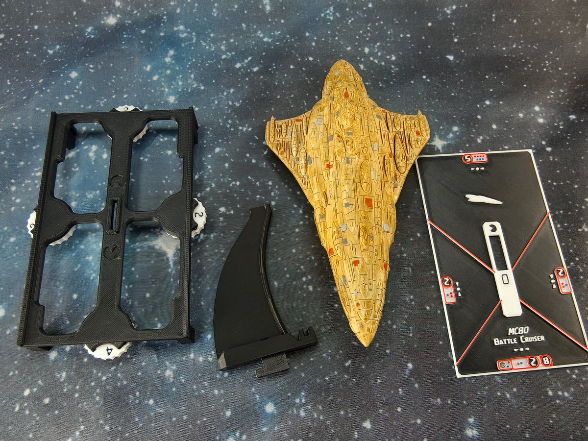 MC80 "Liberty" Star Cruiser (182mm) - Compatible with Armada scale games