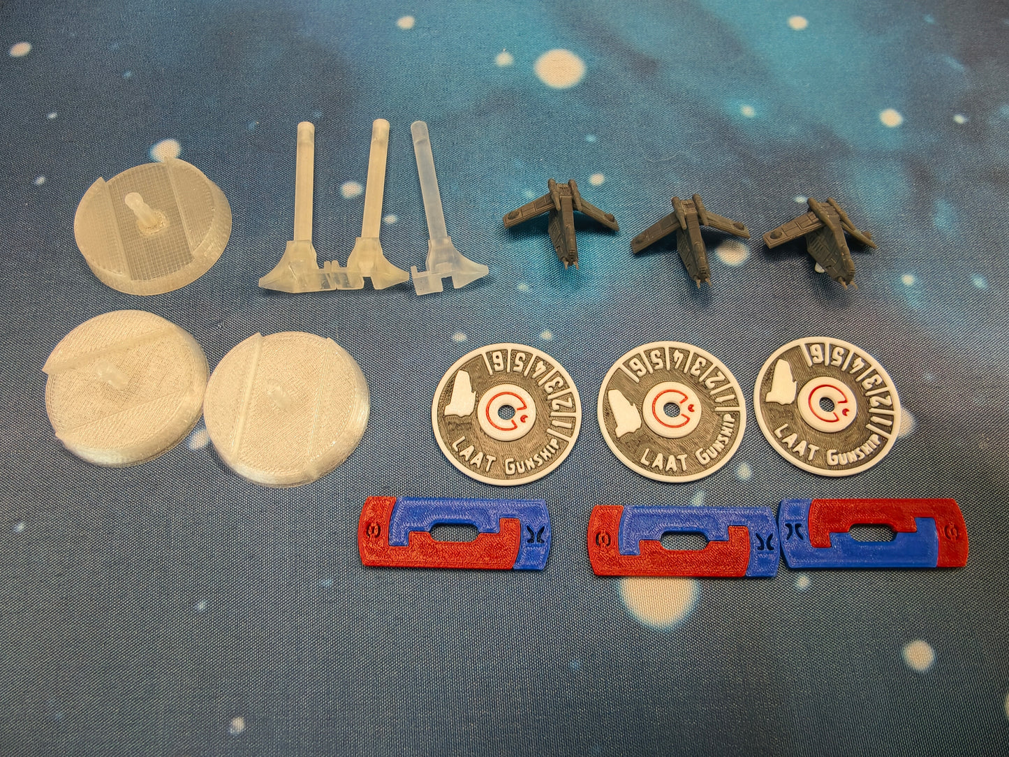Republic LAAT Starfighter Squadron – 3pcs - 3D printed Armada model