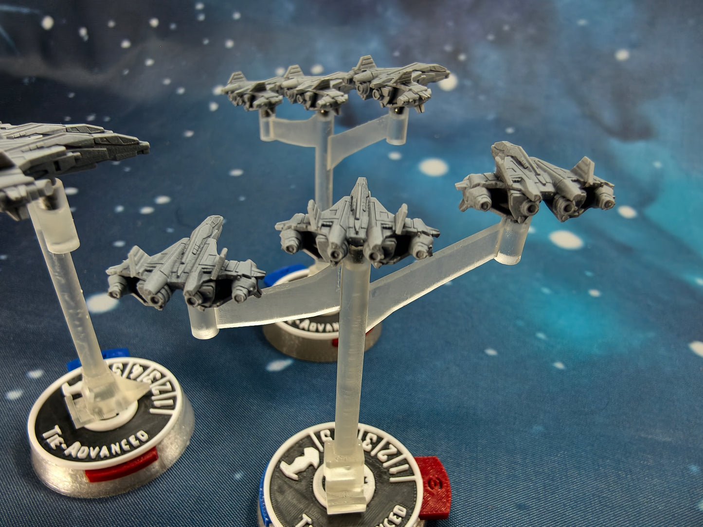 UNSC F41 Broadsword-class Fighter Squadron (9pcs) – Compatible with Halo Fleet Armada