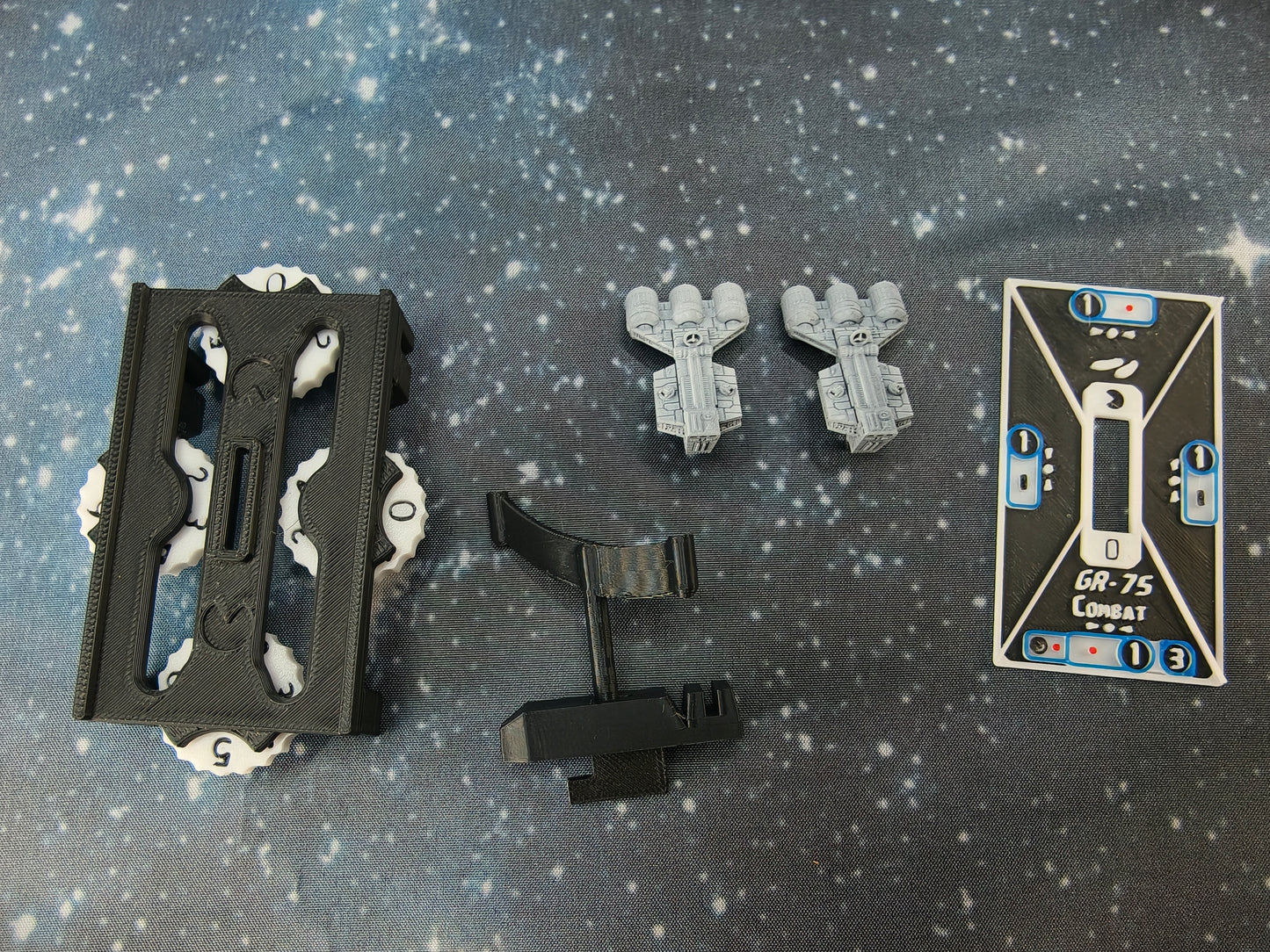 CR-20 Troop Transport – Length:38mm - 2pcs - 3D printed Starship