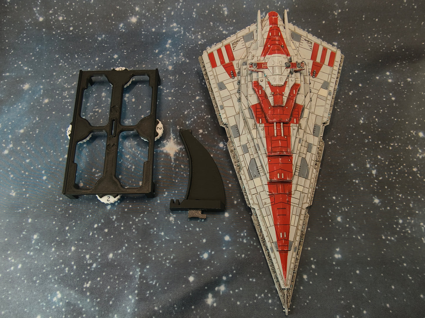 Resurgent-Class Star Destroyer resin miniature with stand variant