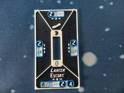 Imperial ship Base tokens – Compatible with Armada Scale games