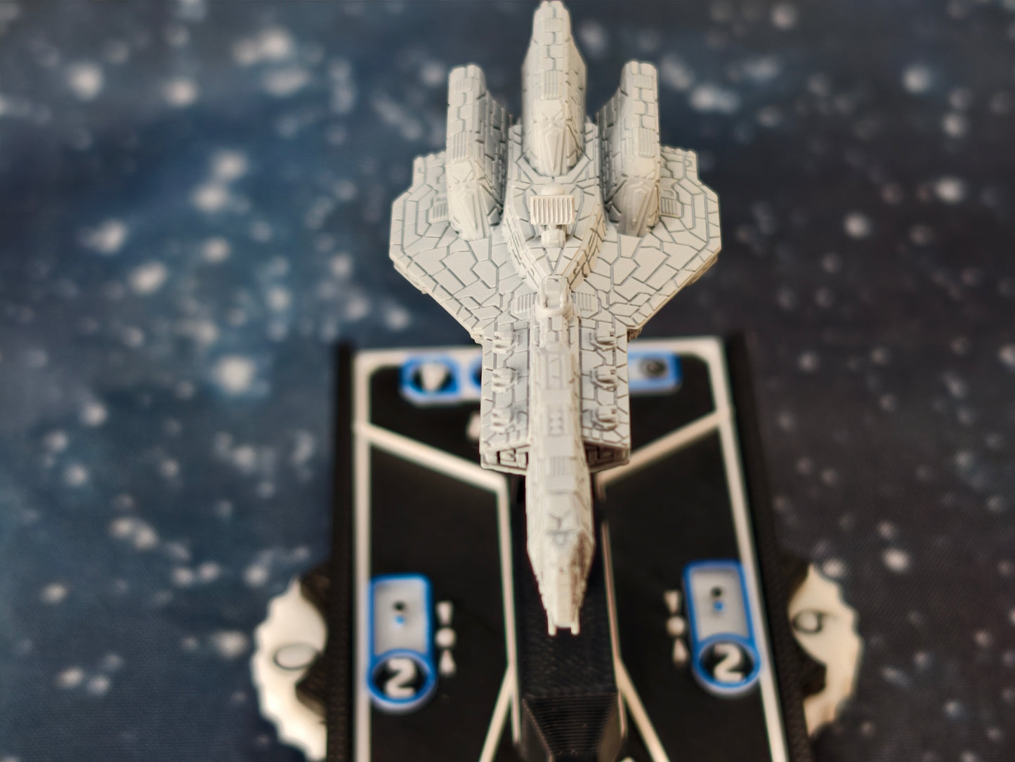 Zann Consortium - Crusader Corvette – Length:59mm - 3D printed Armada Nexus/Legacy Upgrade