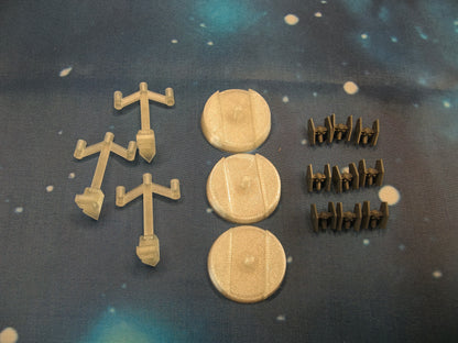Imperial TIE Fighter Squadron (9pcs) - Compatible with Armada scale games