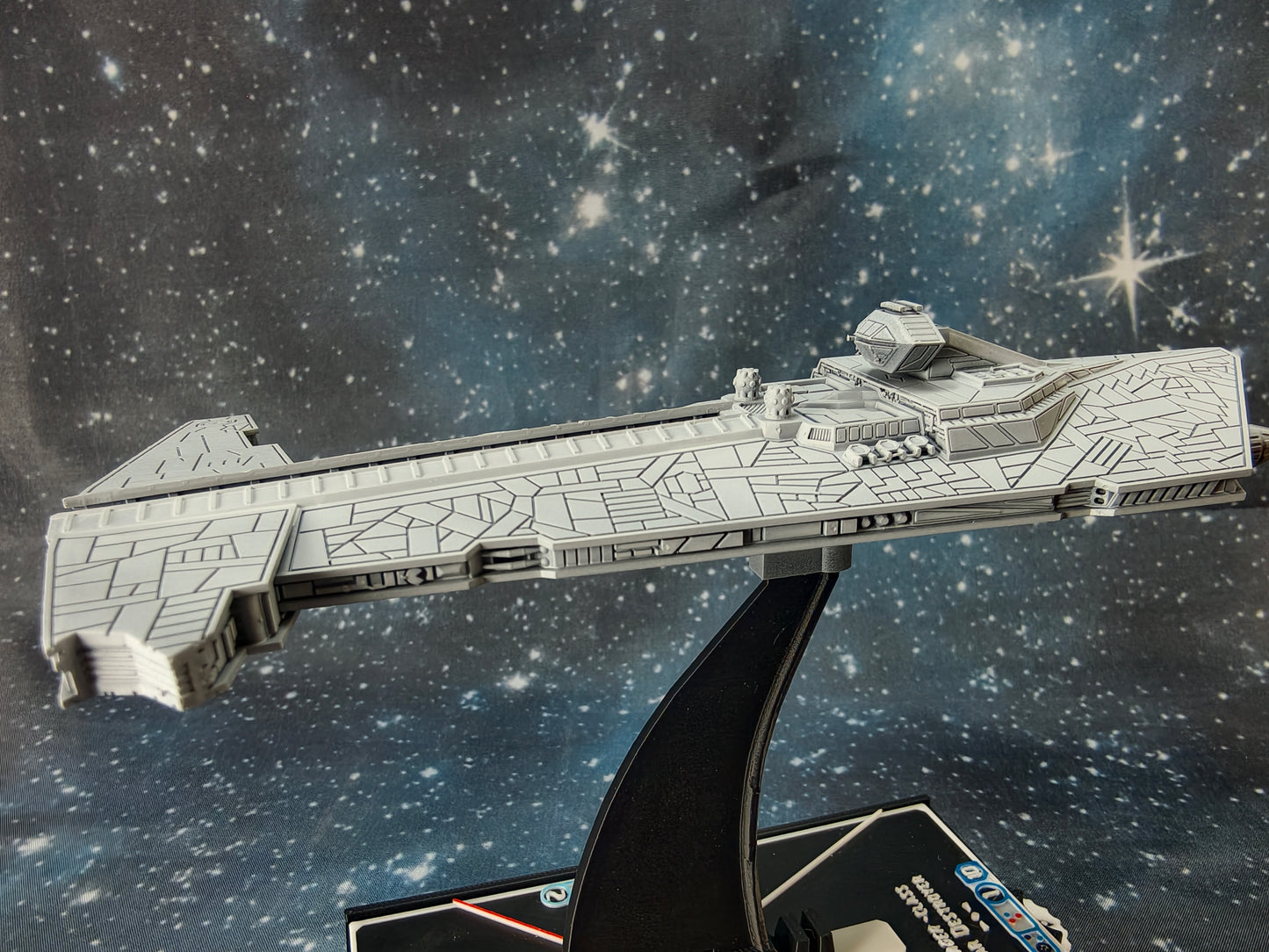 Damaged Onager-Class Star Destroyer – Length:171mm - 3D printed Armada Nexus/Legacy Upgrade