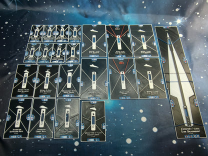 Imperial ship Base tokens – Compatible with Armada Scale games
