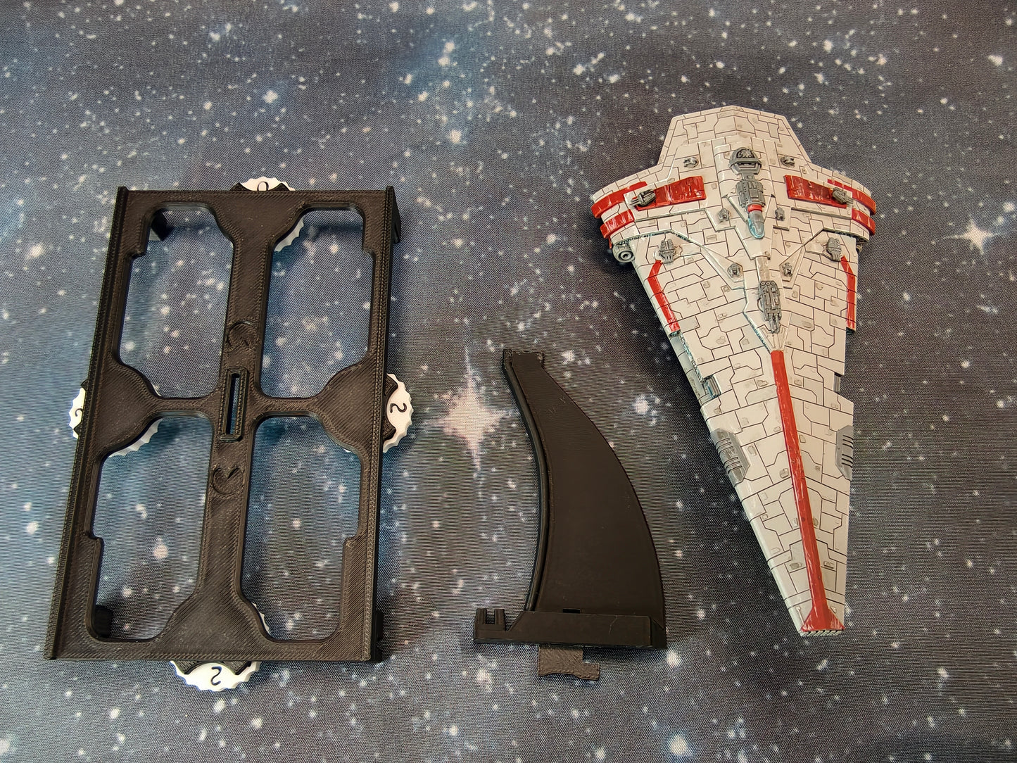 Republic Nebula class Star Destroyer – Length:154mm - 3D printed Armada Nexus/Legacy Upgrade
