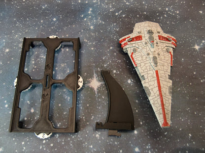 Republic Nebula class Star Destroyer – Length:154mm - 3D printed Armada Nexus/Legacy Upgrade