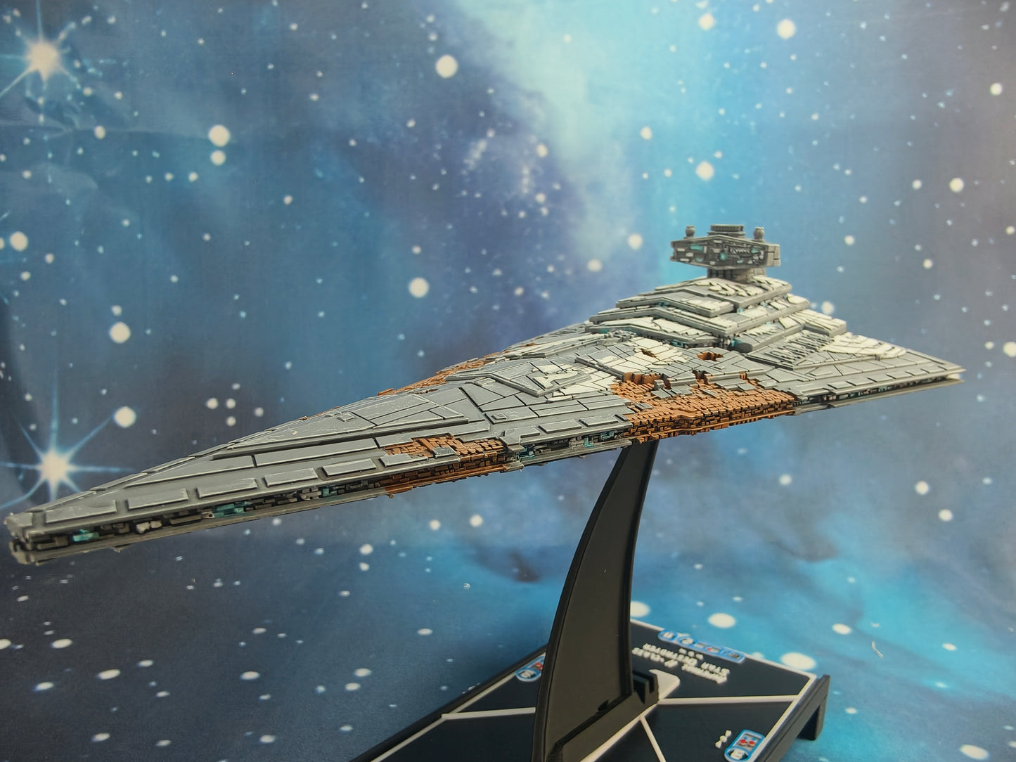 Damaged Chimaera Star Destroyer (204mm)  – Compatible with Star Wars Armada Scale games