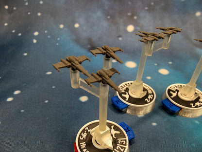 Rebel Z95 Headhunter Starfighter Squadron – 9pcs – 3D printed Armada model