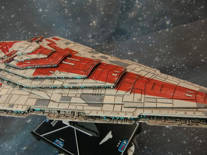 Resurgent-Class Star Destroyer resin miniature top detail view