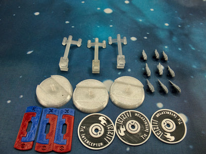Covenant Seraph class Fighter squadron (9pcs) – Compatible with Halo Armada