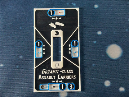 Imperial ship Base tokens – Compatible with Armada Scale games