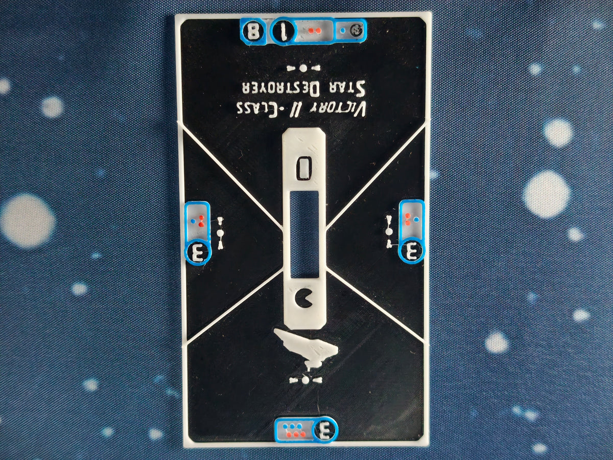 Imperial ship Base tokens – Compatible with Armada Scale games