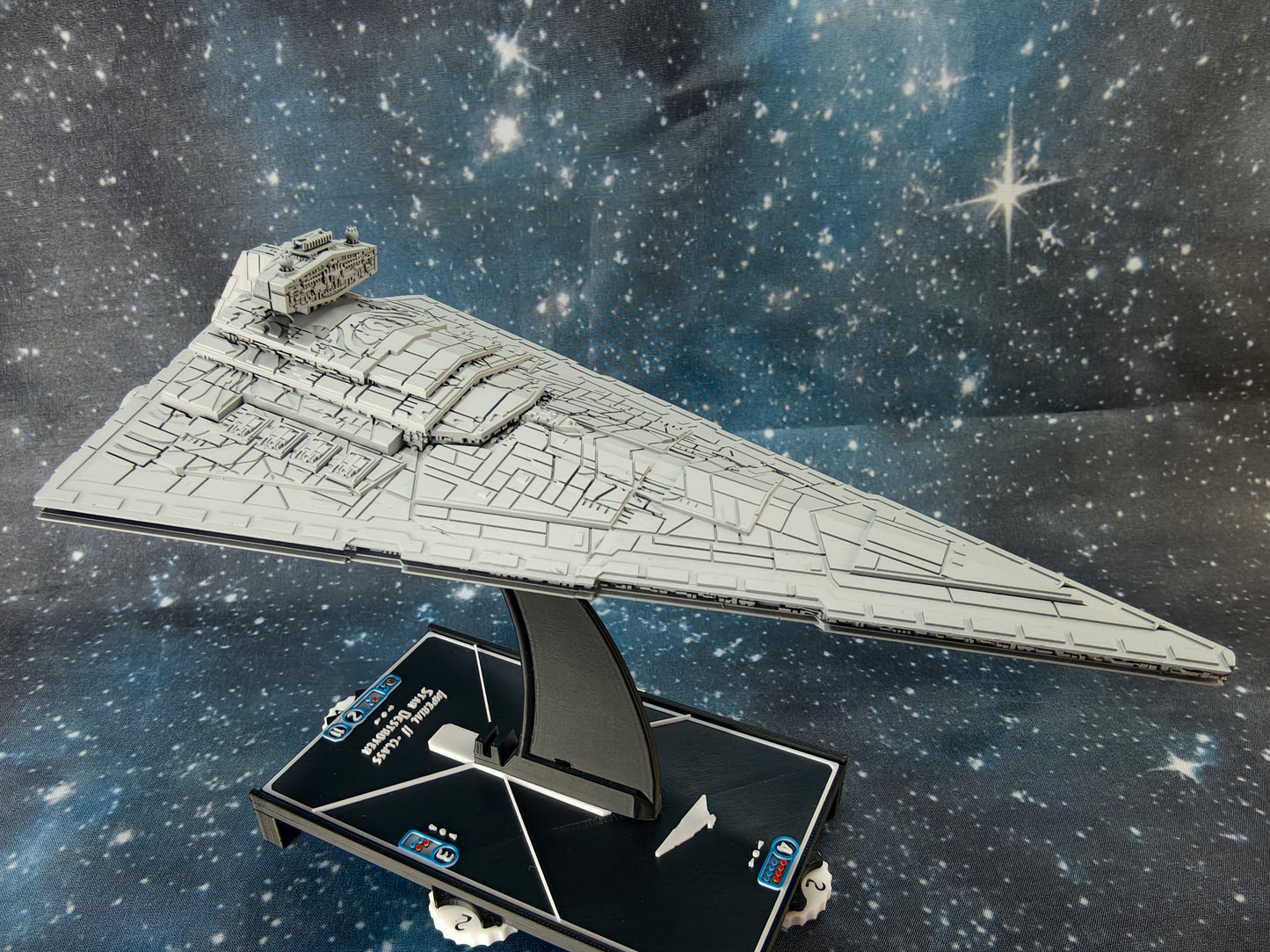 Chimaera Class Destroyer – Length:204mm - 3D printed Armada Nexus/Legacy Upgrade