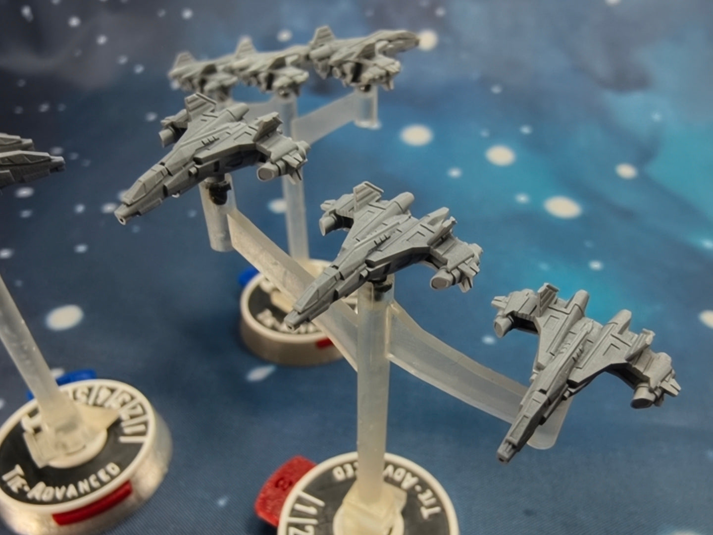 UNSC F41 Broadsword-class Fighter Squadron (9pcs) – Compatible with Halo Fleet Armada