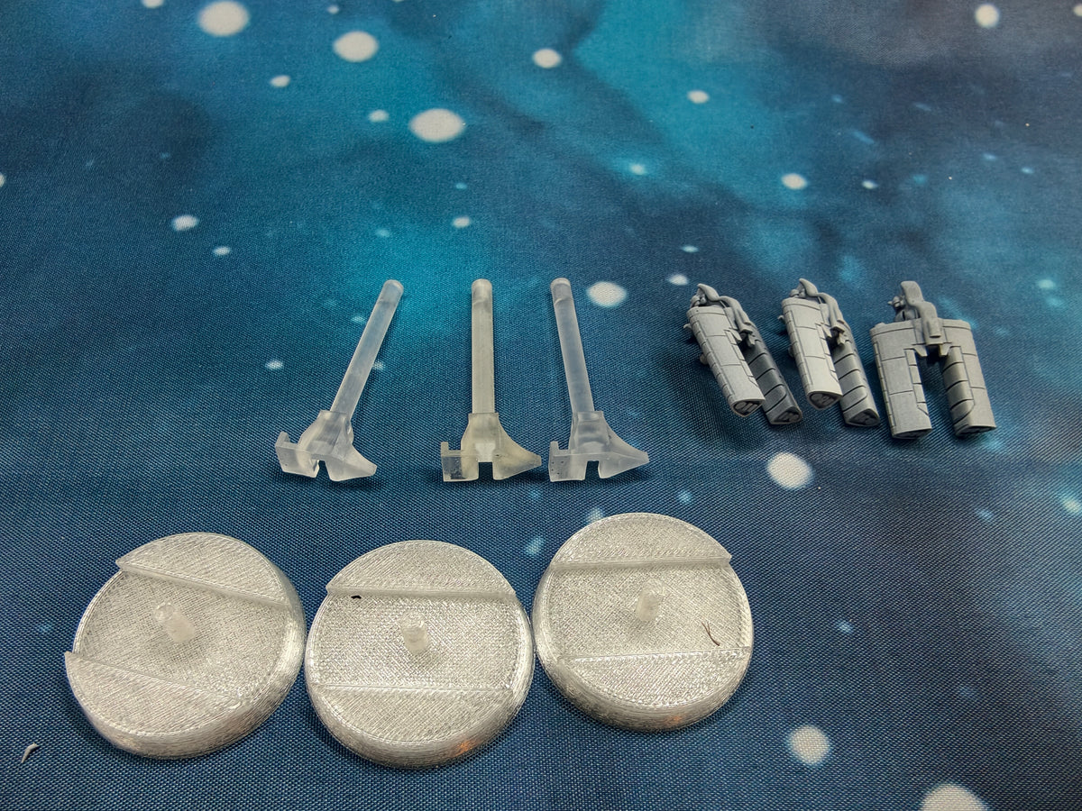 Covenant Spirit-class Troop Dropship (3pcs) – Compatible with Halo Armada