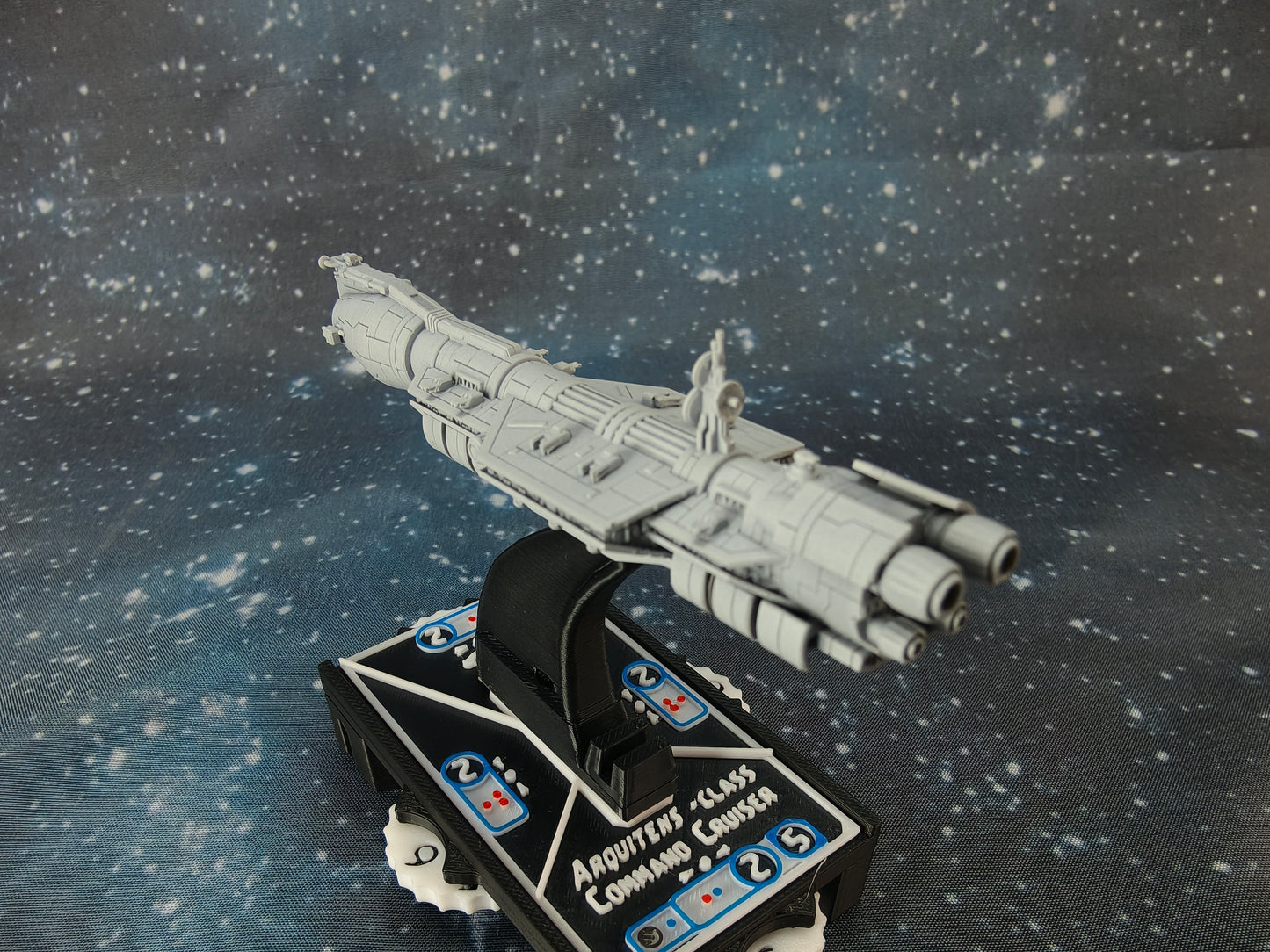 Republic Judical "War" Cruiser – Length:101mm - 3D printed Armada Nexus/Legacy Upgrade