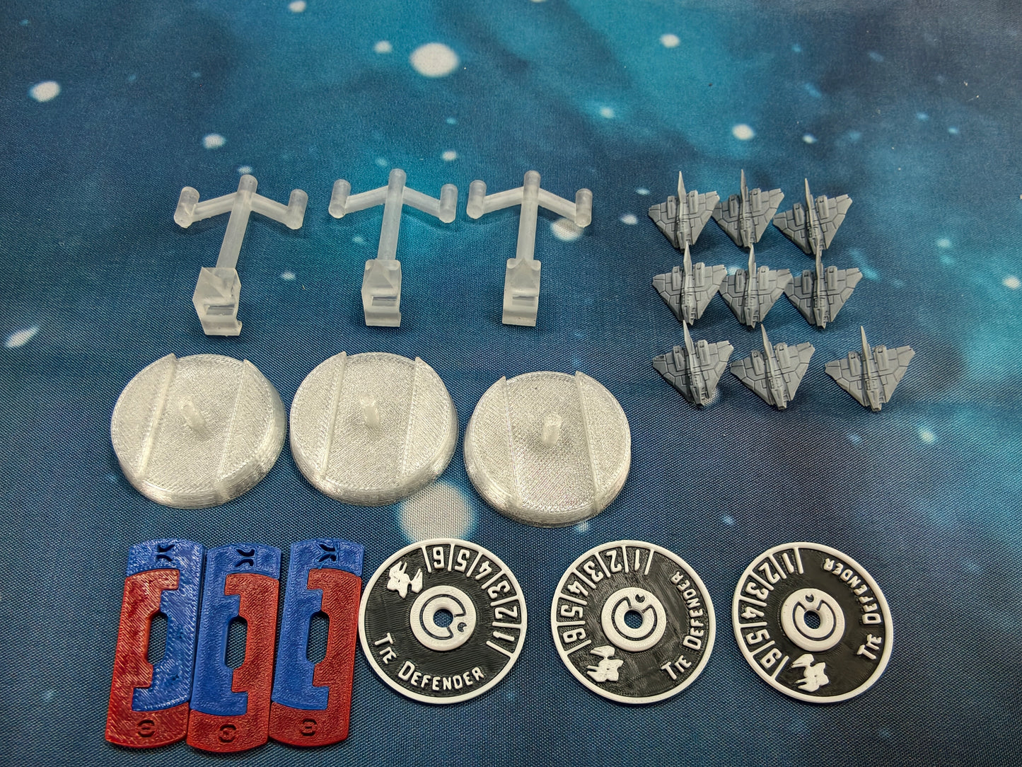 UNSC Longsword C-709 Fighter squadron (9pcs) – Compatible with Halo Fleet Armada
