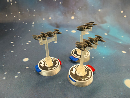 CIS Hyena Bomber Squadron – 9pcs – 3D printed Armada model