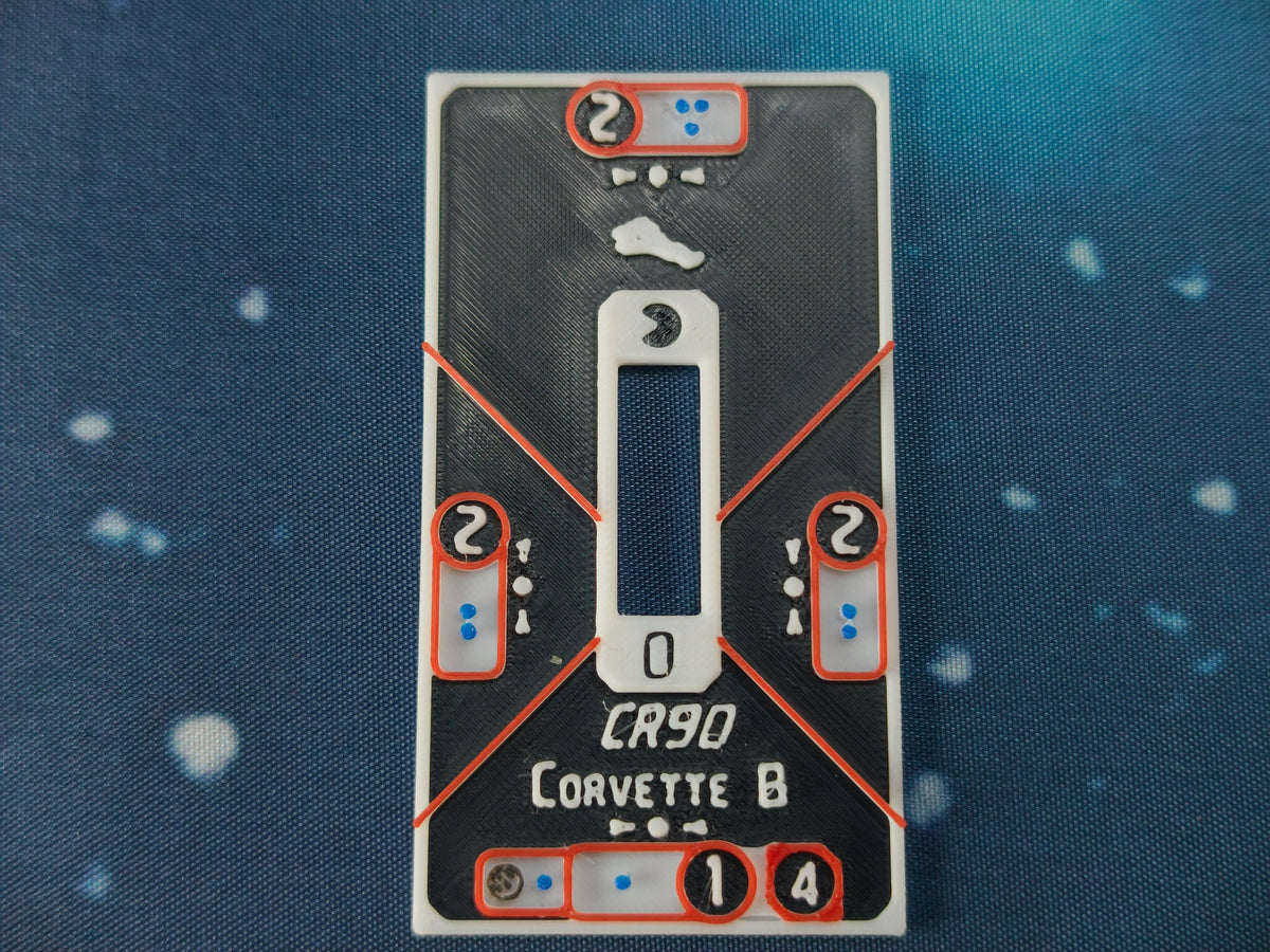 Rebel ship Base tokens – Compatible with Armada Scale games