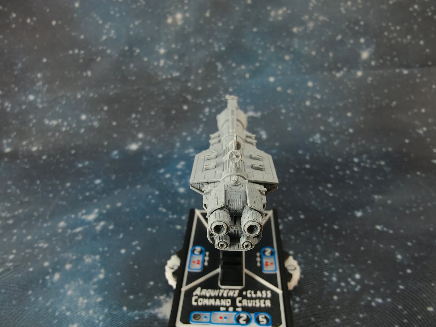 Republic Judical "War" Cruiser – Length:101mm - 3D printed Armada Nexus/Legacy Upgrade