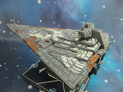 Damaged Chimaera Star Destroyer (204mm)  – Compatible with Star Wars Armada Scale games