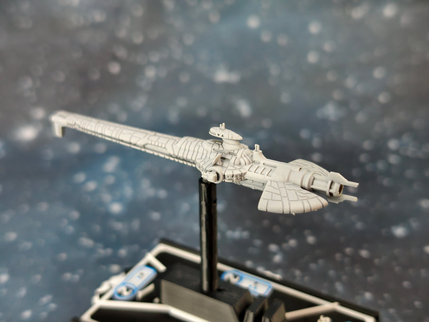 CIS Geonosian "Pinnace" Corvette – Length:85mm - 3D printed Armada Nexus/Legacy Upgrade