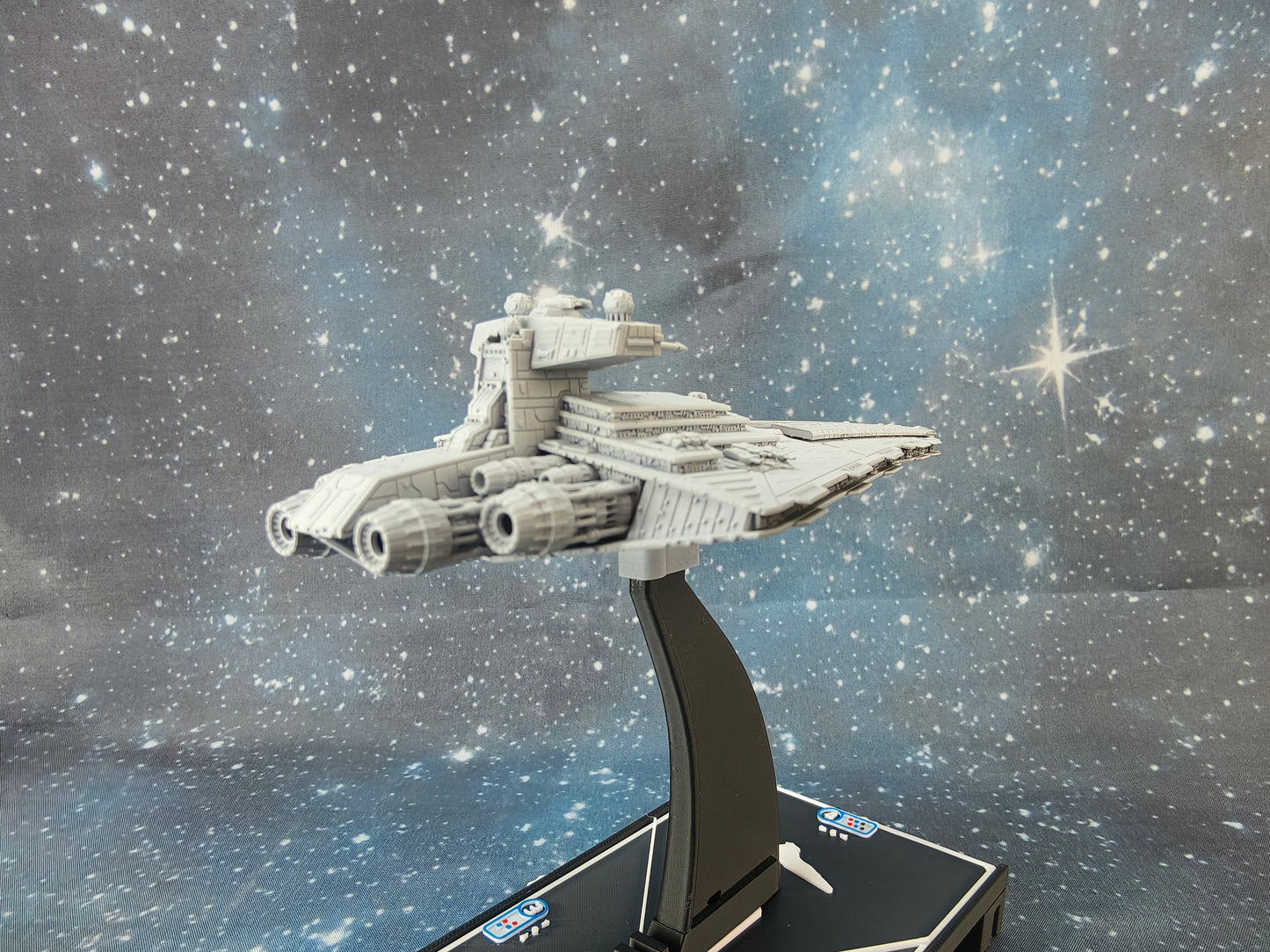 Venator Star Destroyer Imperial 2nd refit – Length:166mm- 3D printed Armada Nexus/Legacy Upgrade