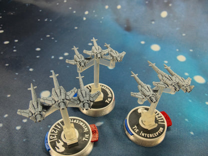 UNSC F-29 Nandao Interceptor Squadron (9pcs) – Compatible with Halo Armada