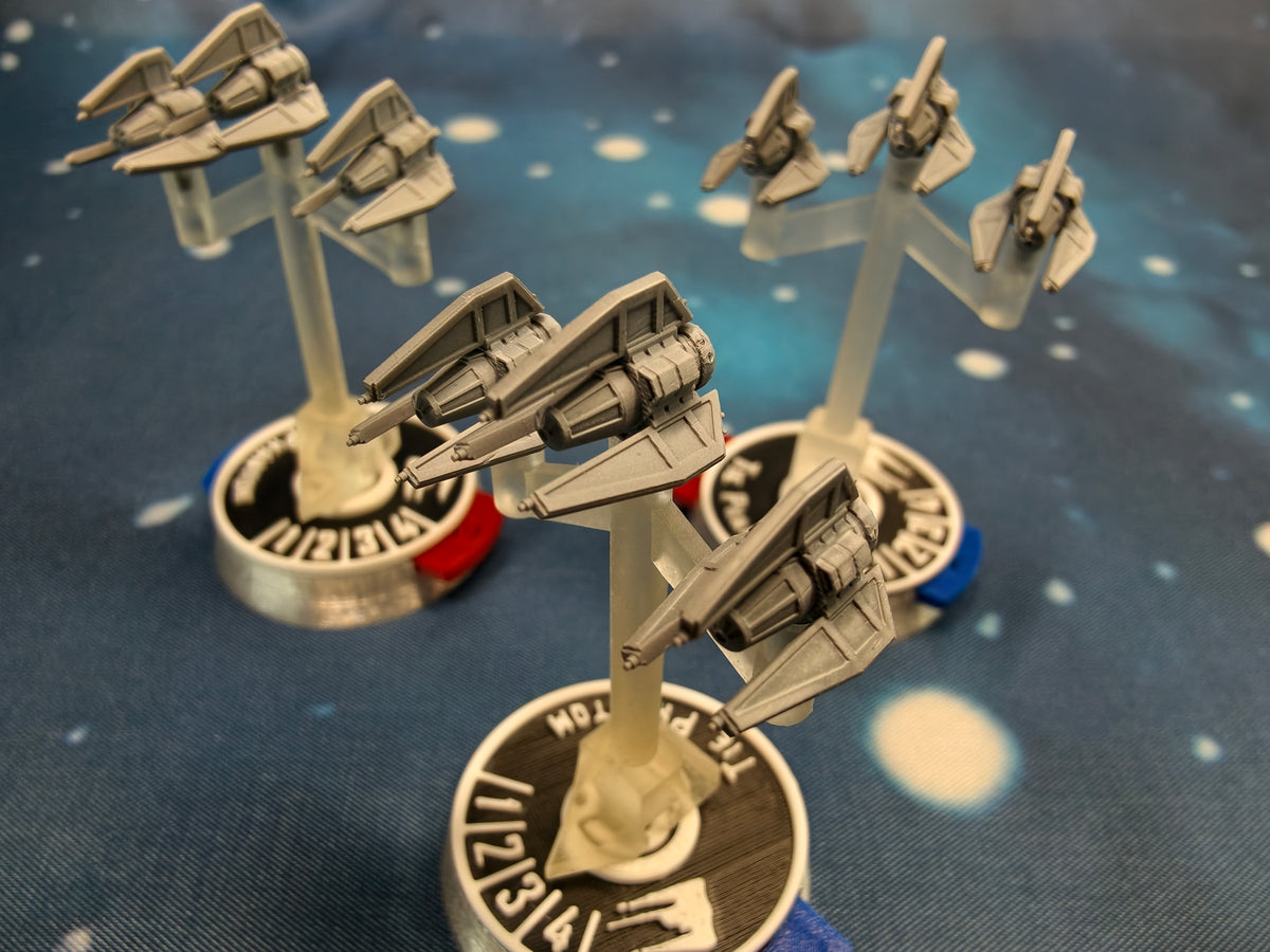 Imperial Tie Phantom Squadron – 9pcs - Compatible with Armada scale games