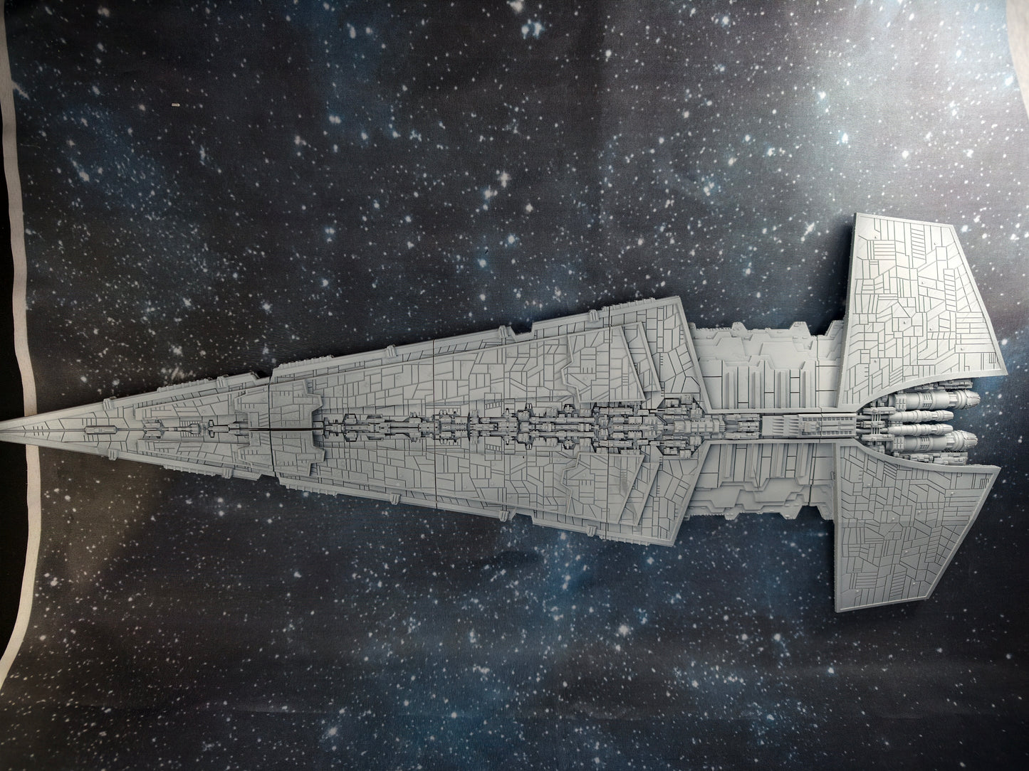 Vengeance Super Star Destroyer – Length:644mm - 3D printed Armada Nexus/Legacy Upgrade