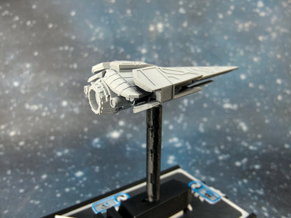 Imperial Raider Corvette – Length:58mm - 3D printed Armada Nexus/Legacy Upgrade