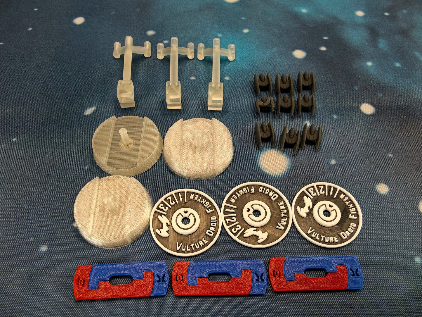 CIS Vulture Droid Starfighter Squadron – 9pcs – 3D printed Armada model